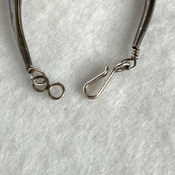 VTG Sterling Silver 925 Beaded Liquid Silver Multi Strand Layered Necklace 20.5" - Picture 12 of 16